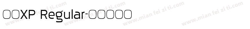 黑体XP Regular字体转换